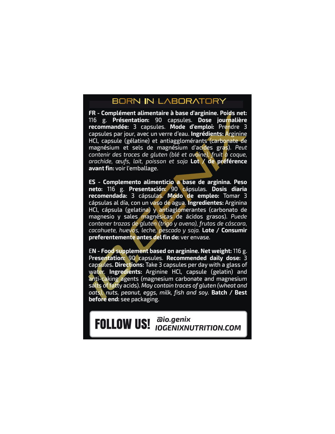 IOGENIX | ARGININE 3000