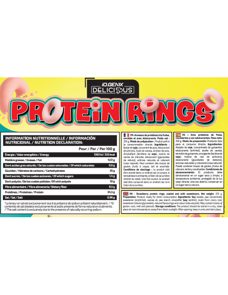 PROTEIN RINGS 210g
