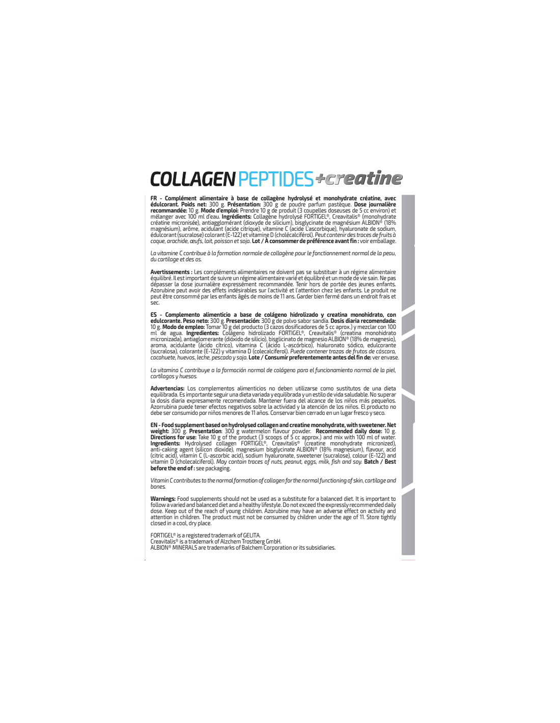 COLLAGEN PEPTIDES + CREATINE