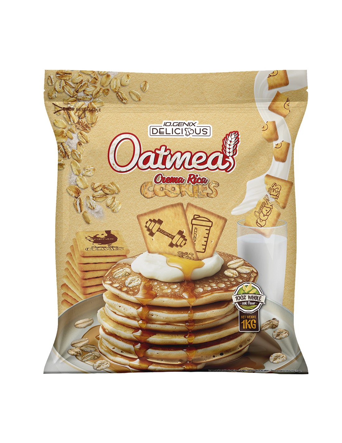IO GENIX | DELICIOUS OATMEAL (farine d&