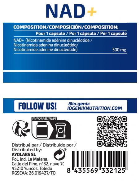 IOGENIX / NAD + 500MG