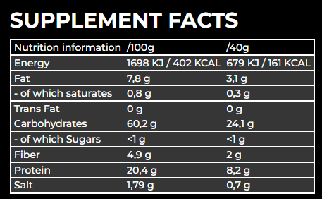 NANO PROTEIN CHIPS - 40 Gr