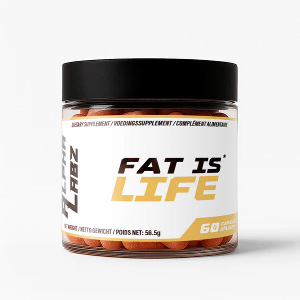 ALPHA LABZ | FAT IS LIFE Omega 3 Huile de Krill, Vitamine K2 MK4 et Vitamine D3