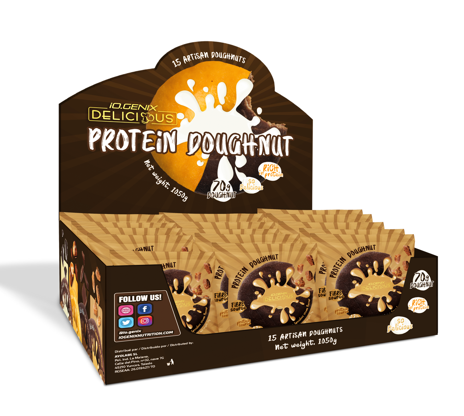 IOGENIX | PROTEIN DOUGHNUT X15