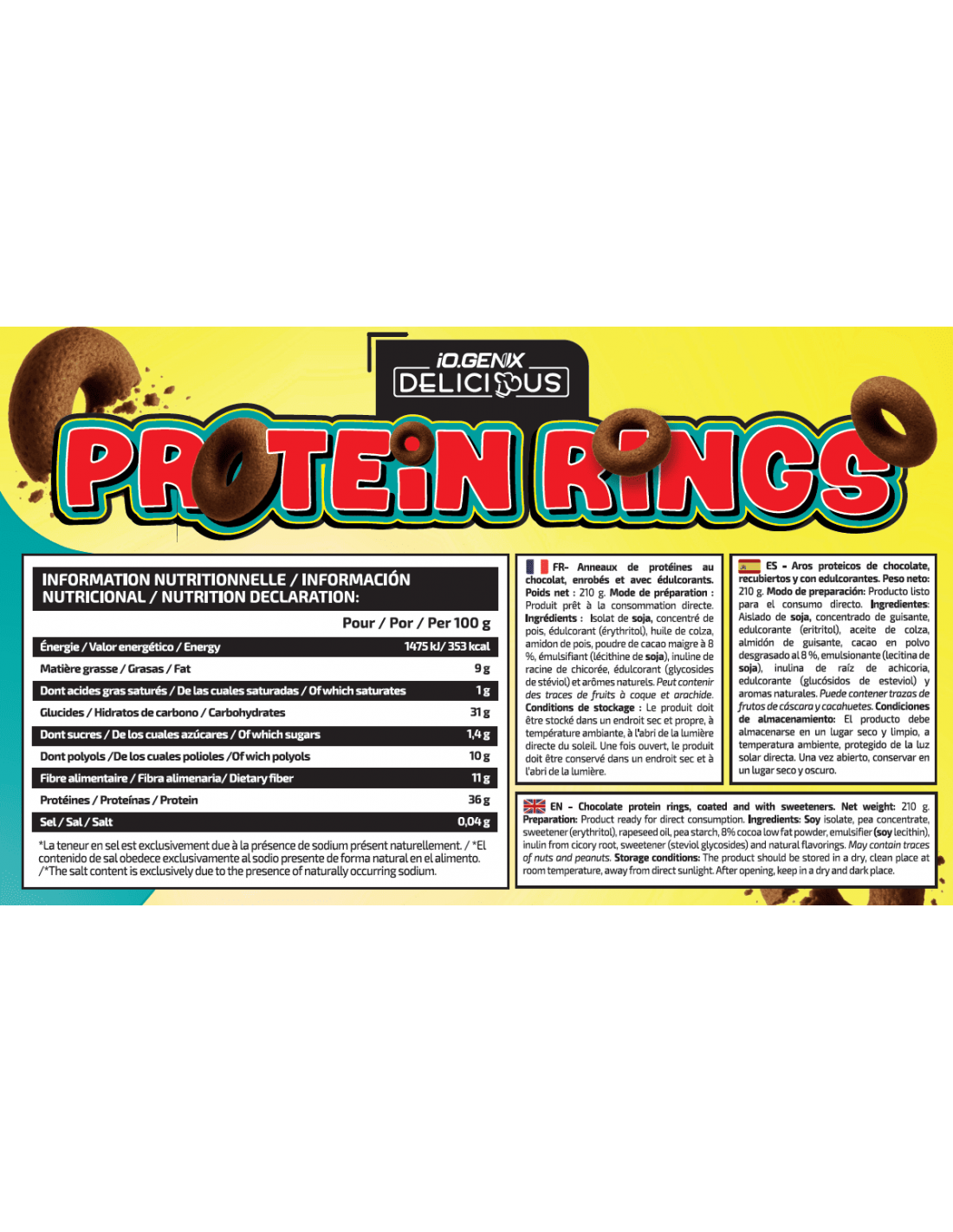 PROTEIN RINGS 210g