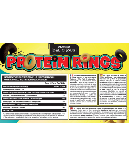 PROTEIN RINGS 210g