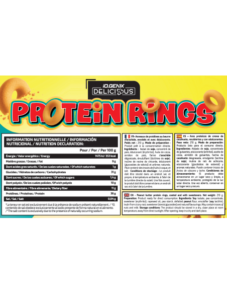 PROTEIN RINGS 210g