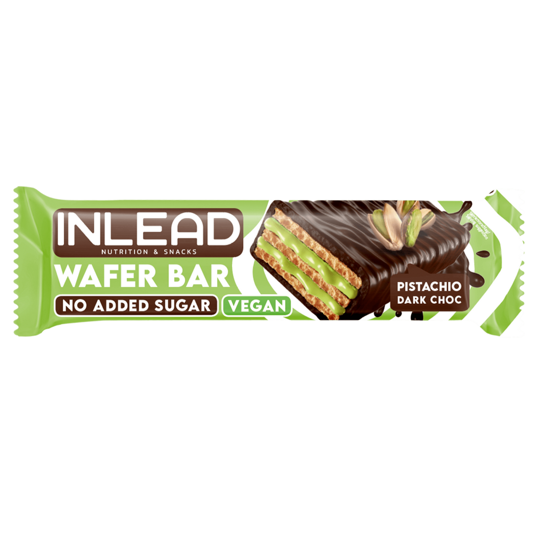 INLAED | WAFER BAR PISTACHIO DARK CHOC