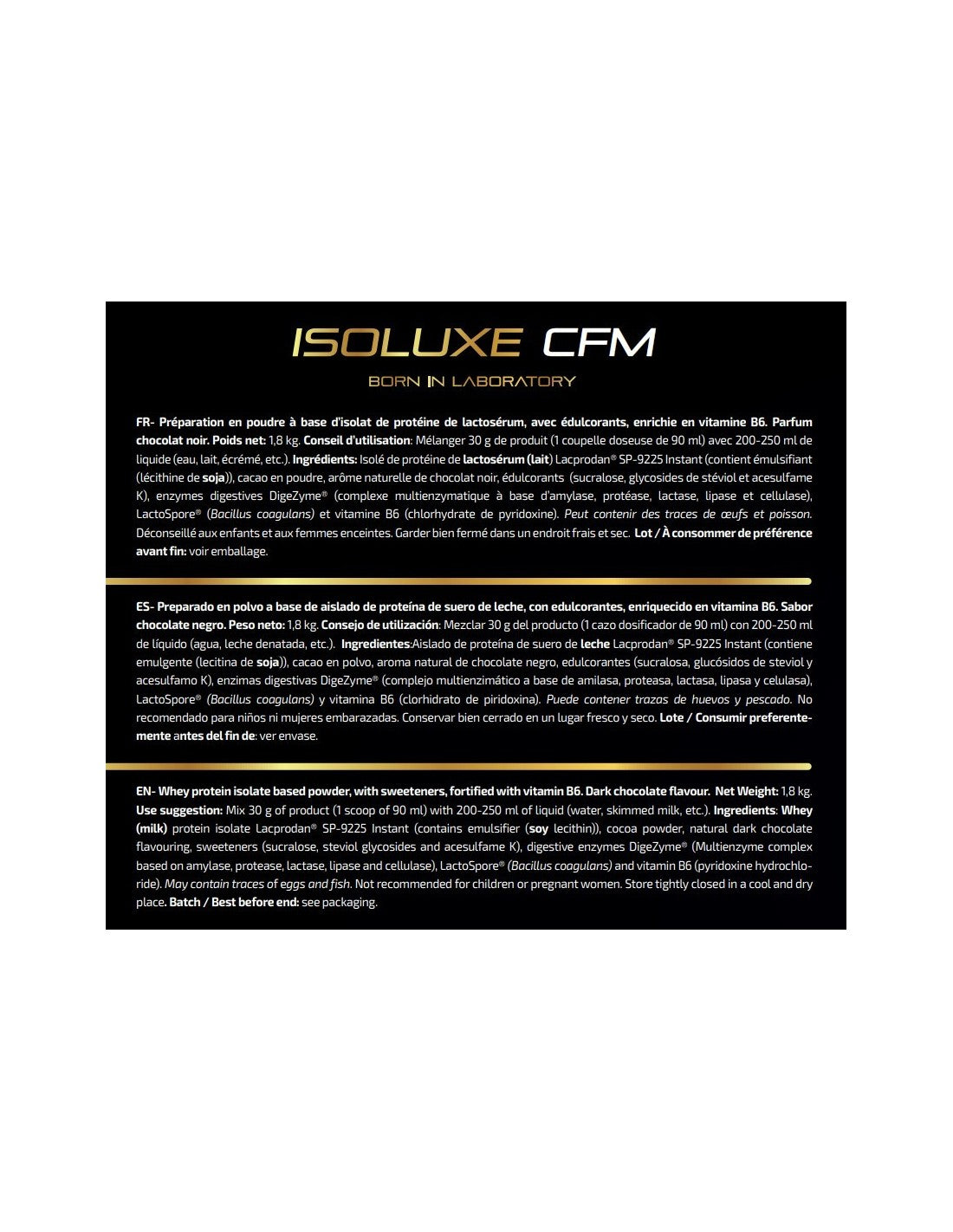 IOGENIX | ISOLUXE CFM