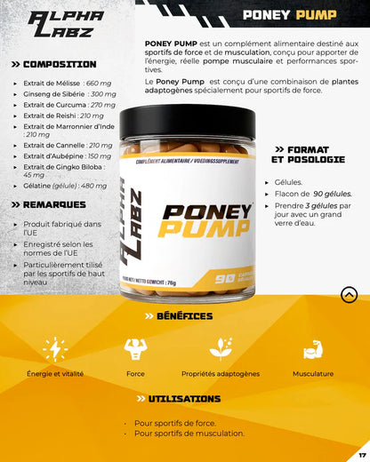 ALPHA LABZ | PONEY PUMP