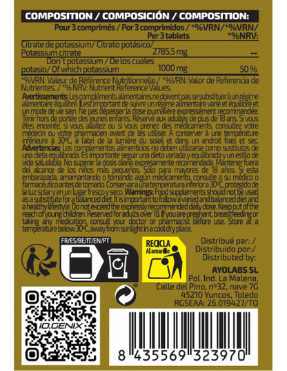 IO GENIX | POTASSIUM CITRATE 9CAPS