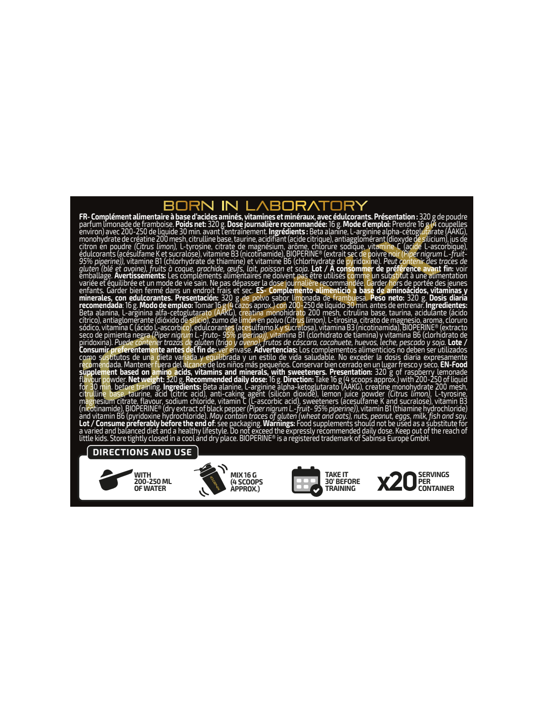 IOGENIX | PRE-WORK NO STIM