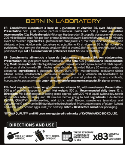 IO GENIX | PURE GLUTAMINE KYOWA 500G