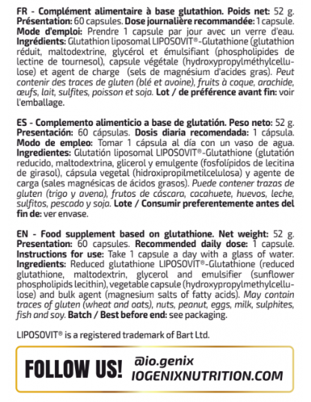 Liposomal Glutathione 60 caps