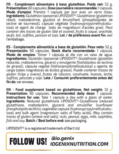 Liposomal Glutathione 60 caps