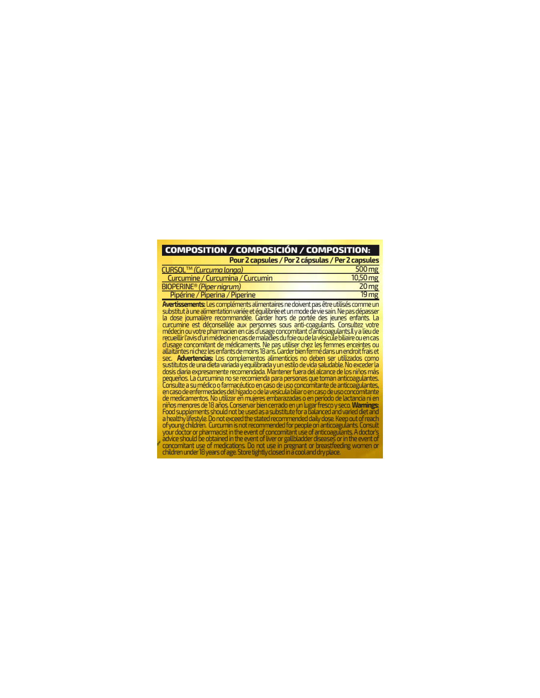 Turmeric Curcumin + Bioperine®