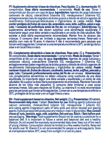 IOGENIX / VIT D3+K2 4000UI