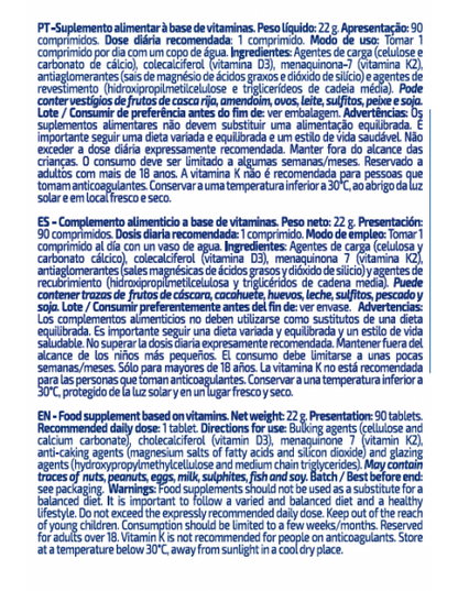 IOGENIX / VIT D3+K2 4000UI